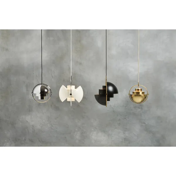 Multi-Lite Pendant Large Brass & Midnight Blue - Limited Edition