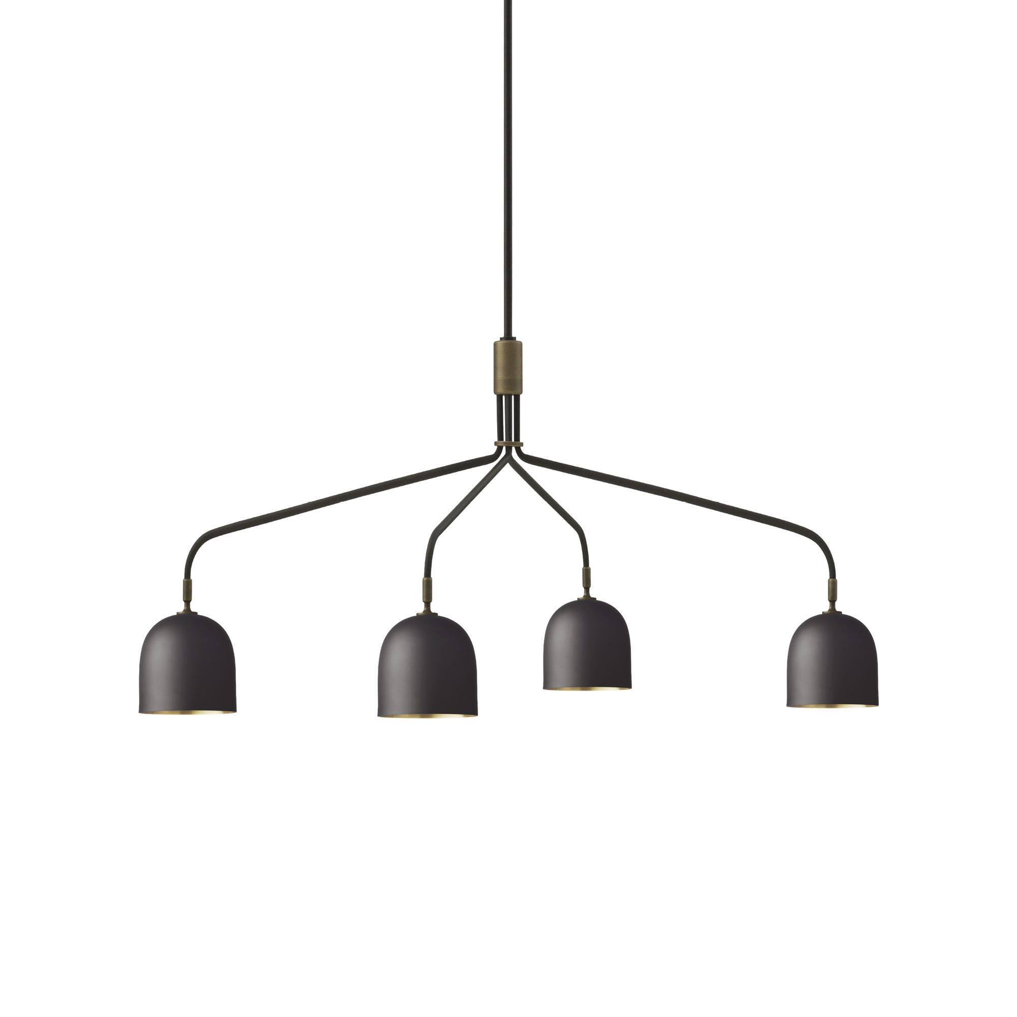 Howard Lysekrone 4 Arm Lang Gunmetal