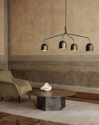 Howard Chandelier 4 Arm Long Gunmetal