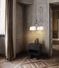 Howard Chandelier 4 Arm Short Bone China