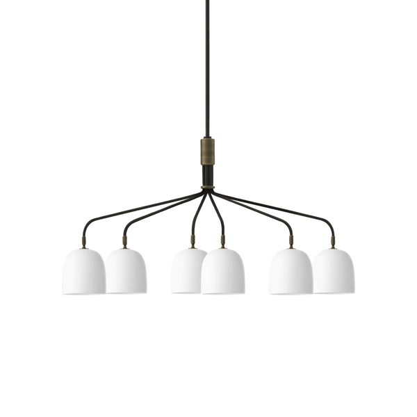 Howard Lampadario A 6 Bracci in Bone China