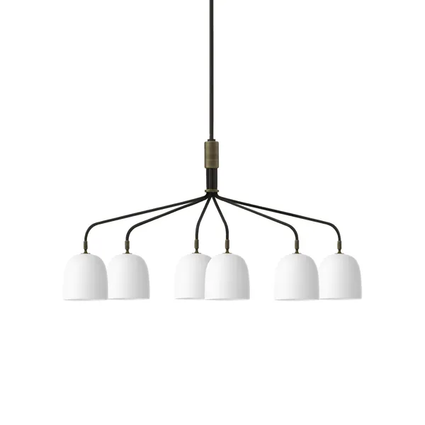 Howard Chandelier 6 Arm Bone China
