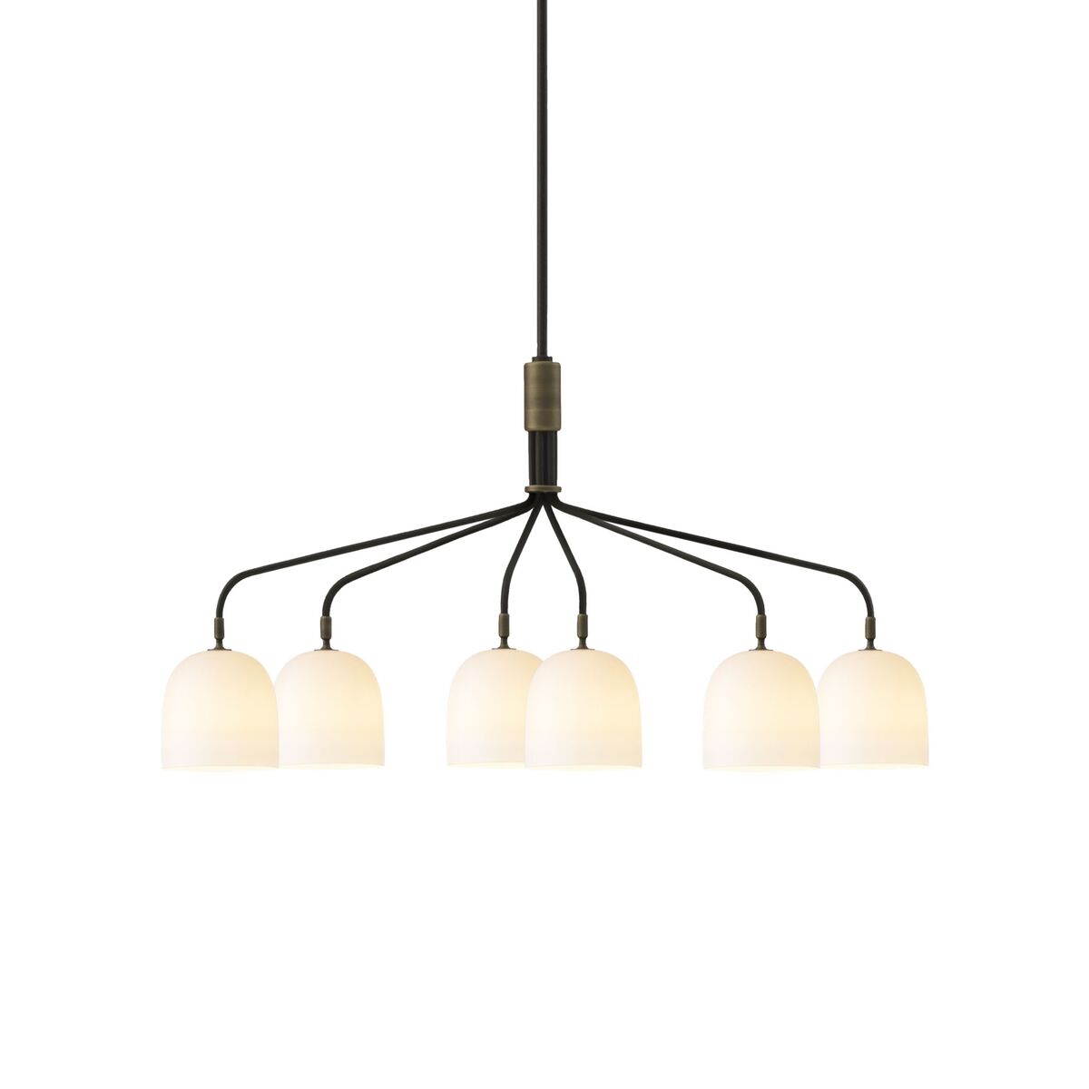 Howard Chandelier 6 Arm Bone China
