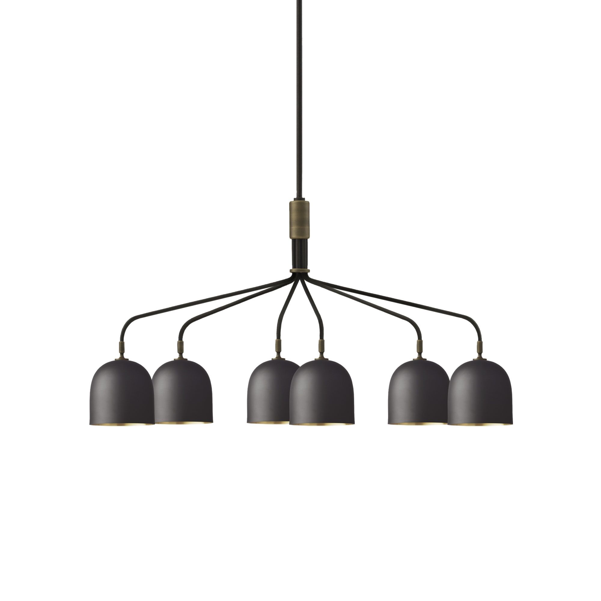 Howard Ljuskrona 6 Arm Gunmetal