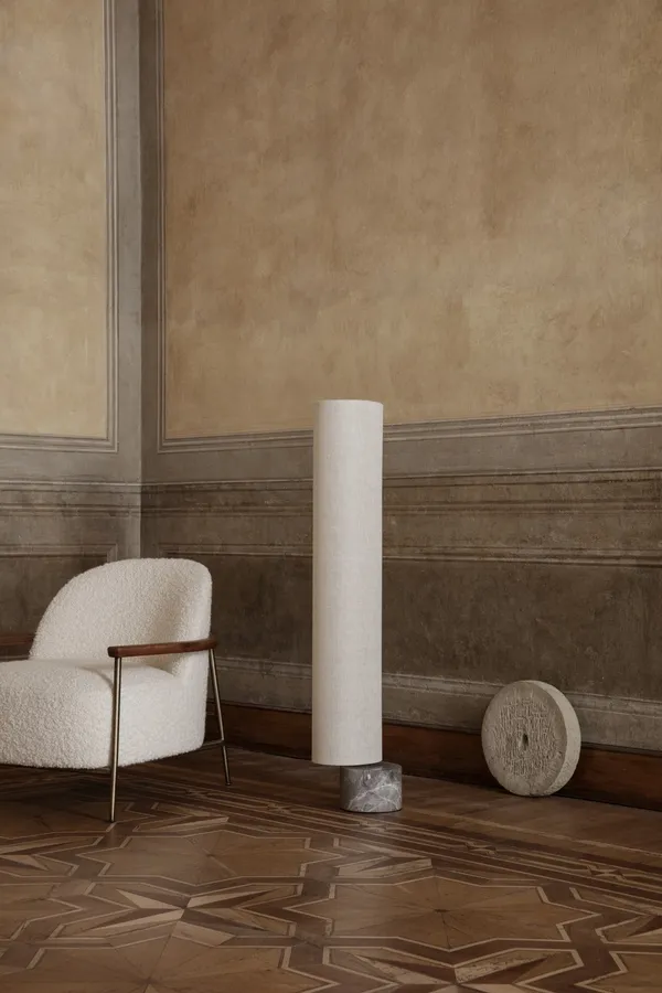 Unbound Floor Lamp H120 Canvas
