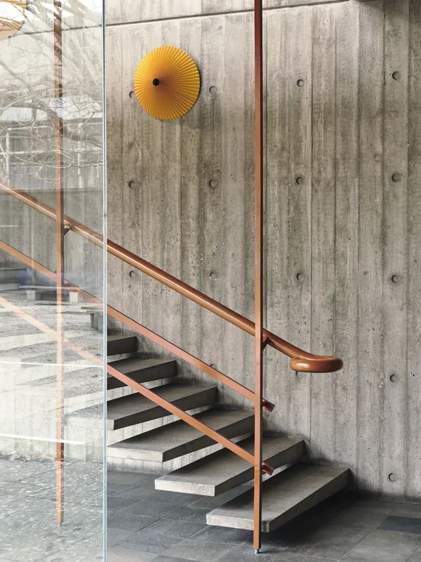 Matin Flush Ø50 Wall Lamp Yellow