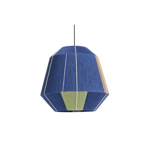 Bonbon 500 Abat-jour pour Lampe à Poser Tons Bleu/Blanc Crème