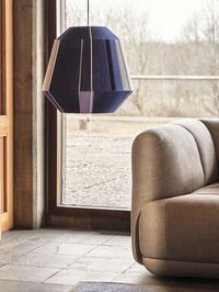 Bonbon 500 Skærm Til Bordlampe Blue Tones/Cream White