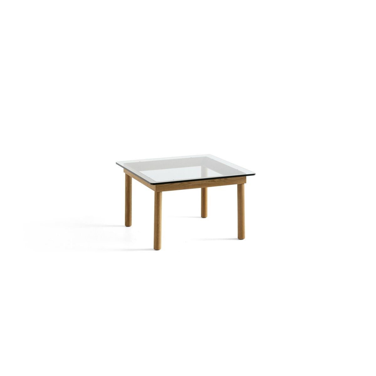 Kofi Couchtisch 60x60 Eiche/ Klar