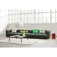 Kofi Couchtisch 80x80 Schwarz Eiche/ Klar