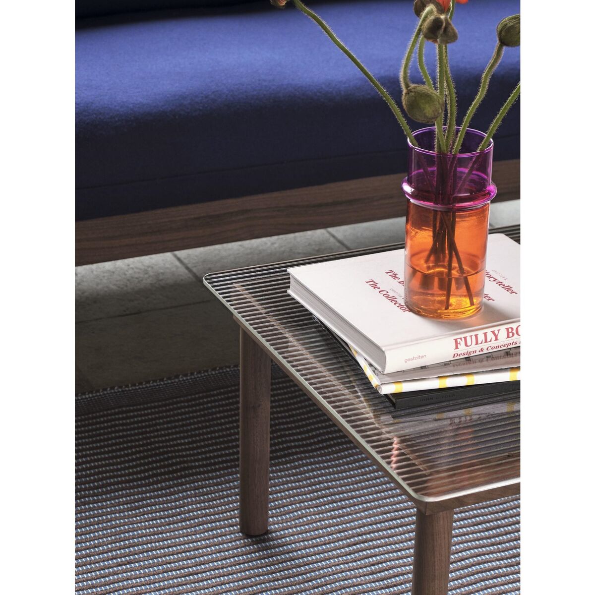 Kofi Couchtisch 100x100 Eiche/ Klar