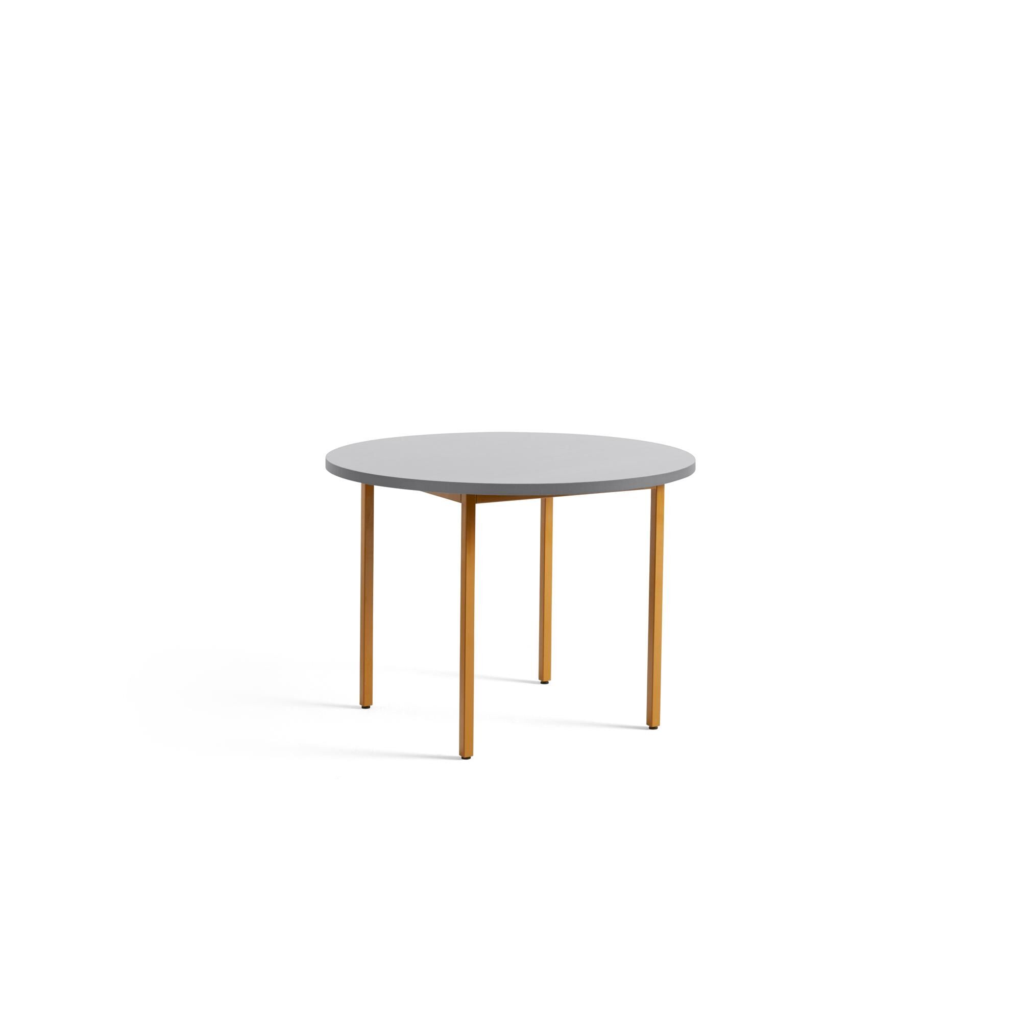 Two-Colour Spisebord 105 Ochre/Light Grey