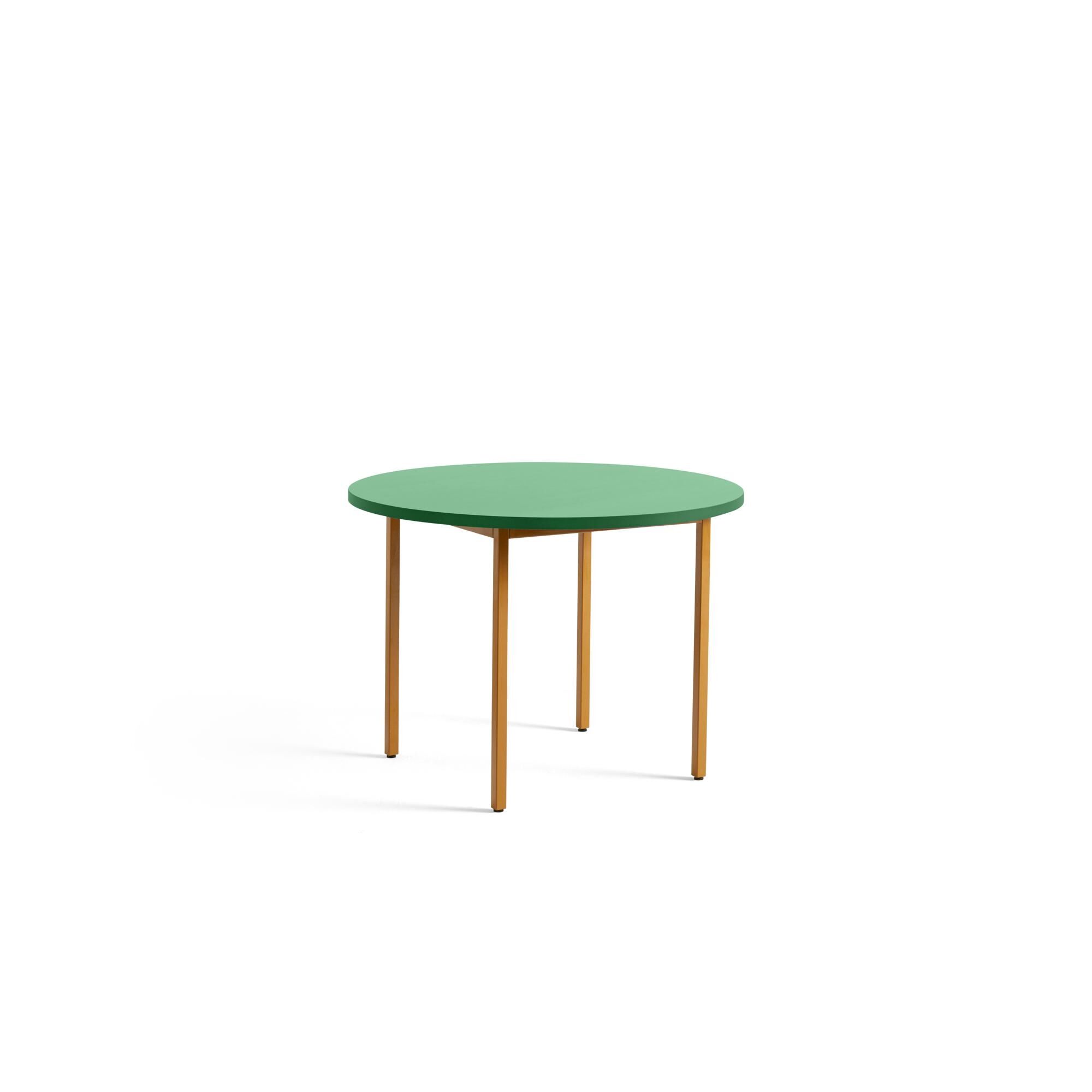 Tofarget Spisebord É105 Oker/Grønn Mint
