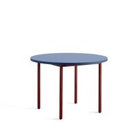 Dark red / Blue