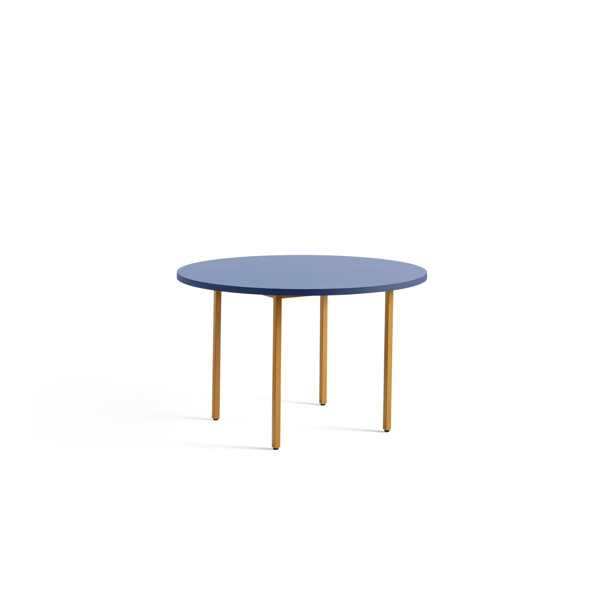 Two-Colour Spisebord 120 Ochre/Blue