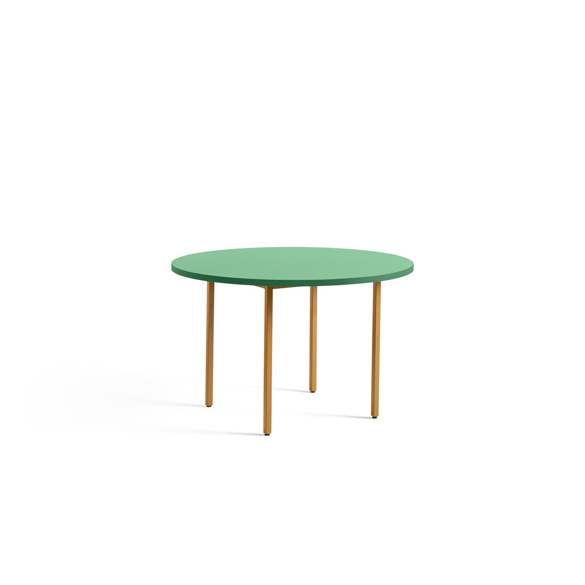 Tofarget Spisebord É120 Oker/Grønn Mint