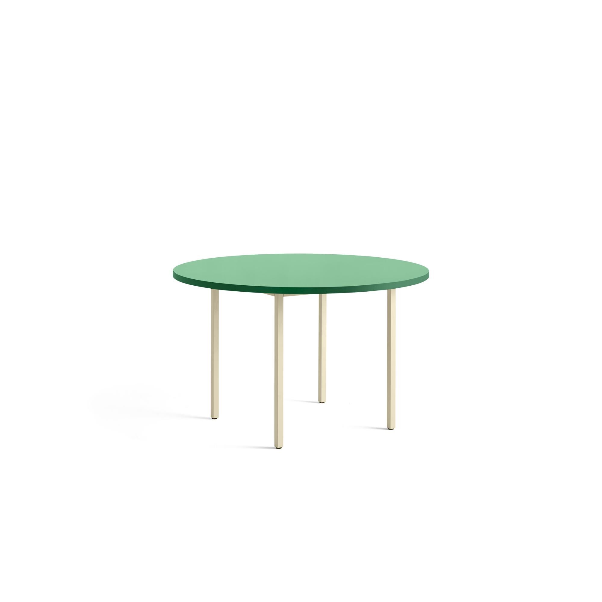 Tofarget Spisebord É120 Elfenben/Grønn Mint