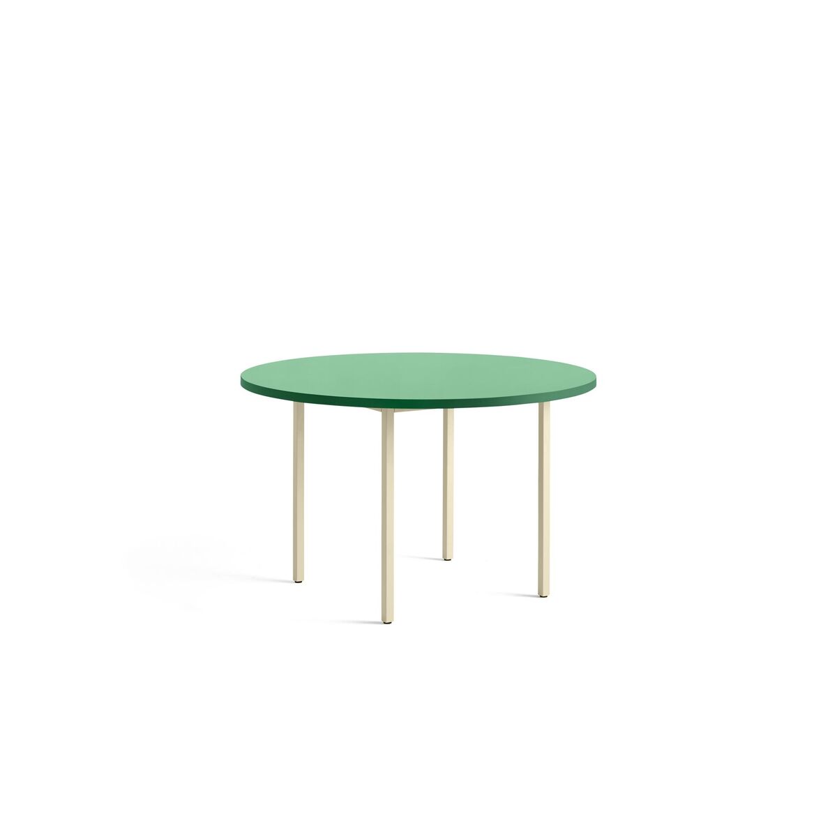 Two-Colour Dining Table Ø120 Ivory/Green Mint