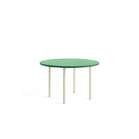 Two-Colour Dining Table Ø120 Ivory/Green Mint