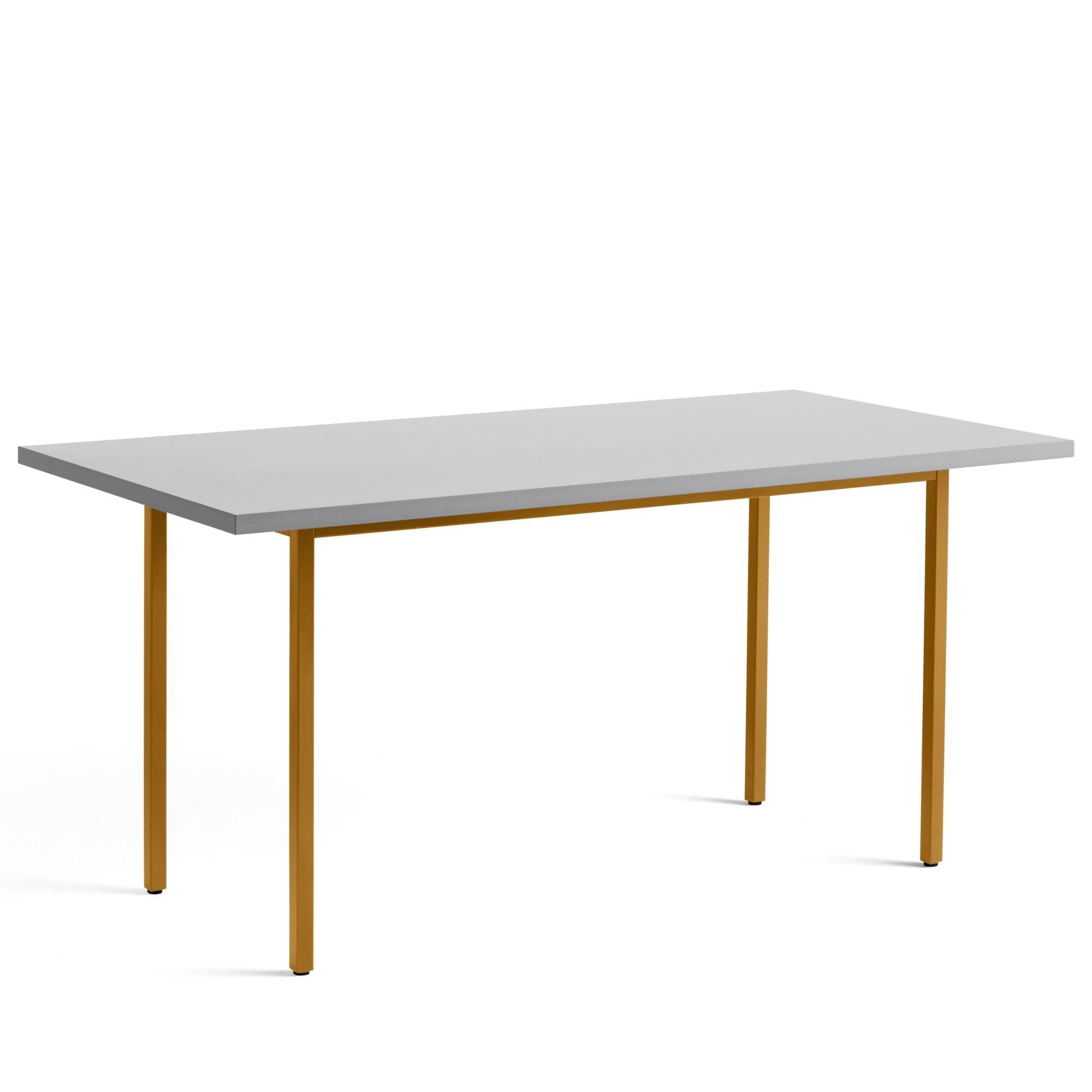 Two-Colour Spisebord L160 Ochre/Light Grey