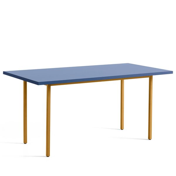 Two-Colour Esstisch L160 Ocker/Blau