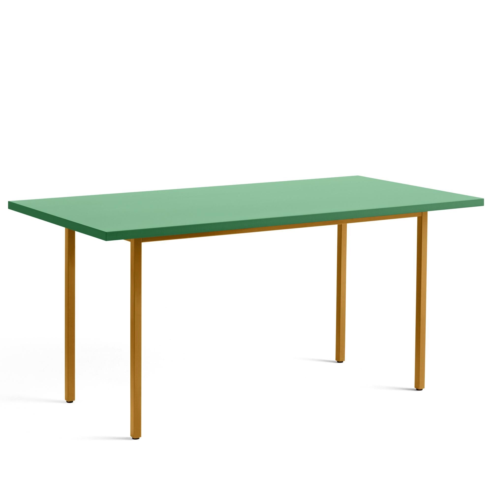 Tofarget Spisebord L160 Oker/Grønn Mint