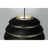 Beehive A331 Hanglamp Zwart/ Messing