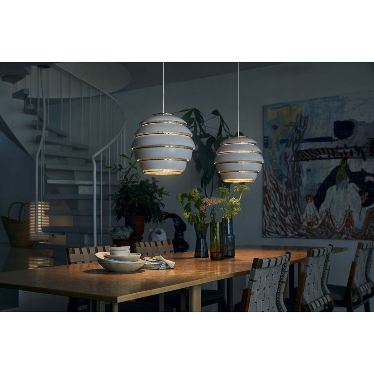 Beehive A331 Hanglamp Zwart/ Messing