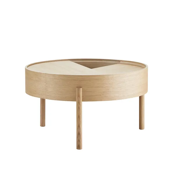 Arc Coffee Table Oiled Oak Ø66