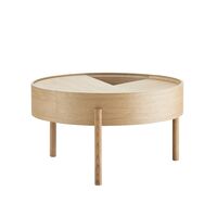 Arc Coffee Table Oiled Oak Ø66