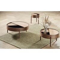 Arc Coffee Table Oiled Oak Ø66