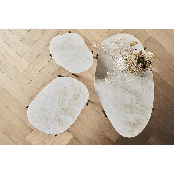 La Terra Occasional Coffee Table Small Ivory