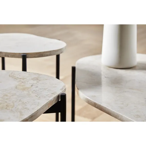 La Terra Occasional Coffee Table Ivory Large