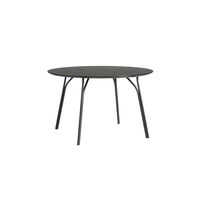 Tree Round Table Ø120 Black/ Gray-black Laminate