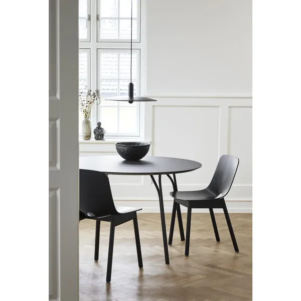 Tree Round Table Ø120 Black/ Gray-black Laminate