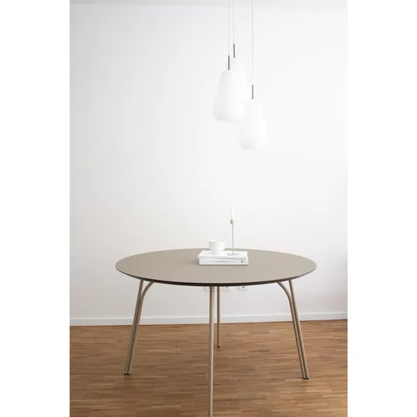 Tree Round Table Ø120 Black/ Gray-black Laminate