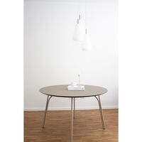 Tree Round Table Ø120 Black/ Gray-black Laminate