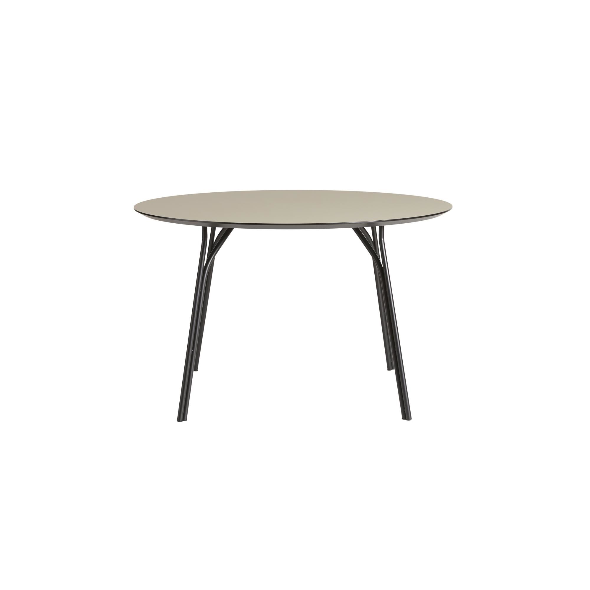 Tree Rundt Bord 120 Sort/Beige Laminat
