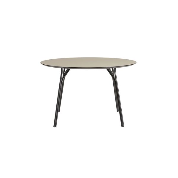 Tree Rundt Bord Ø120 Sort/ Beige Laminat