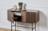 Array Skænk Valnødfiner/Sort 120 cm