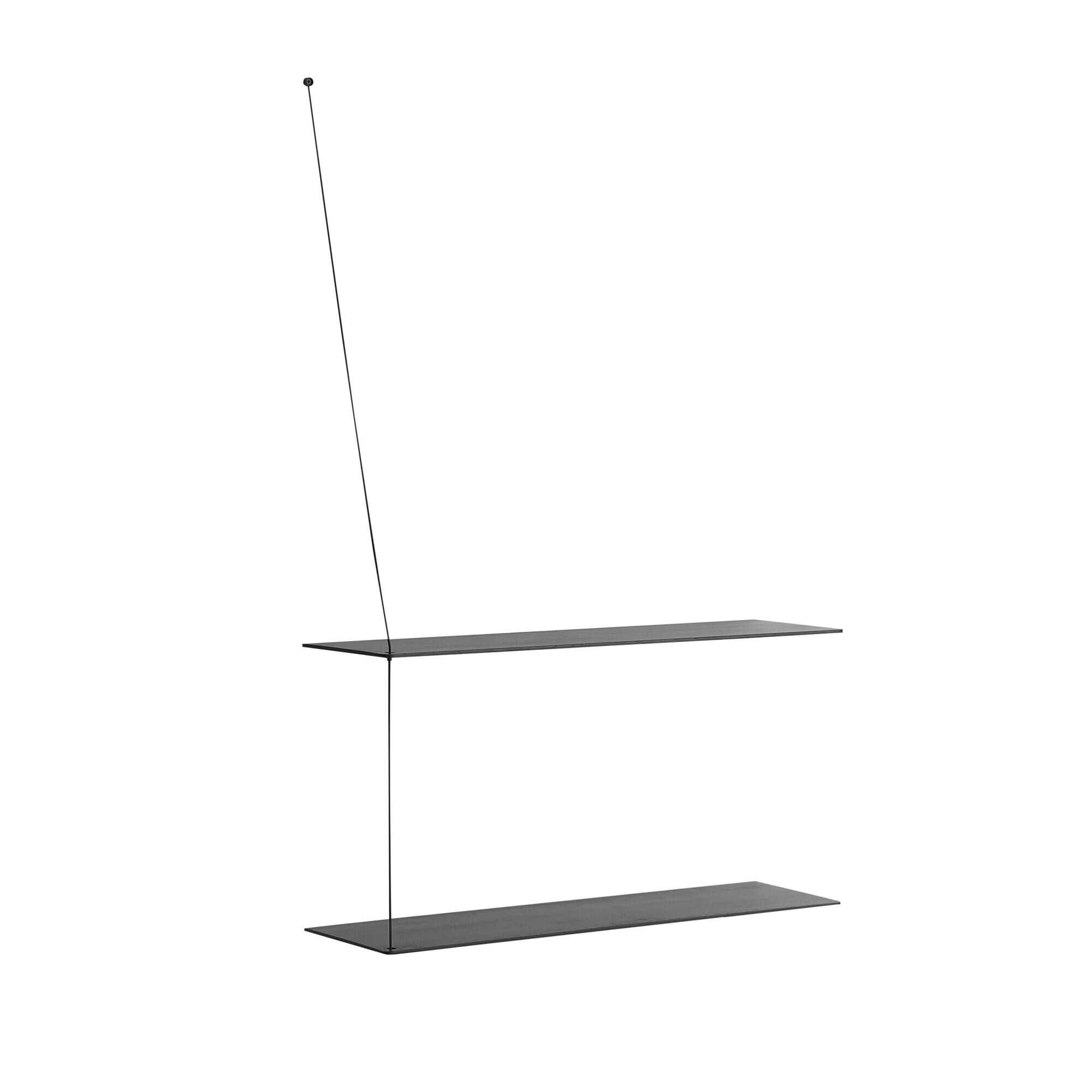 Etagère Stedge Chêne Noir 80 Cm