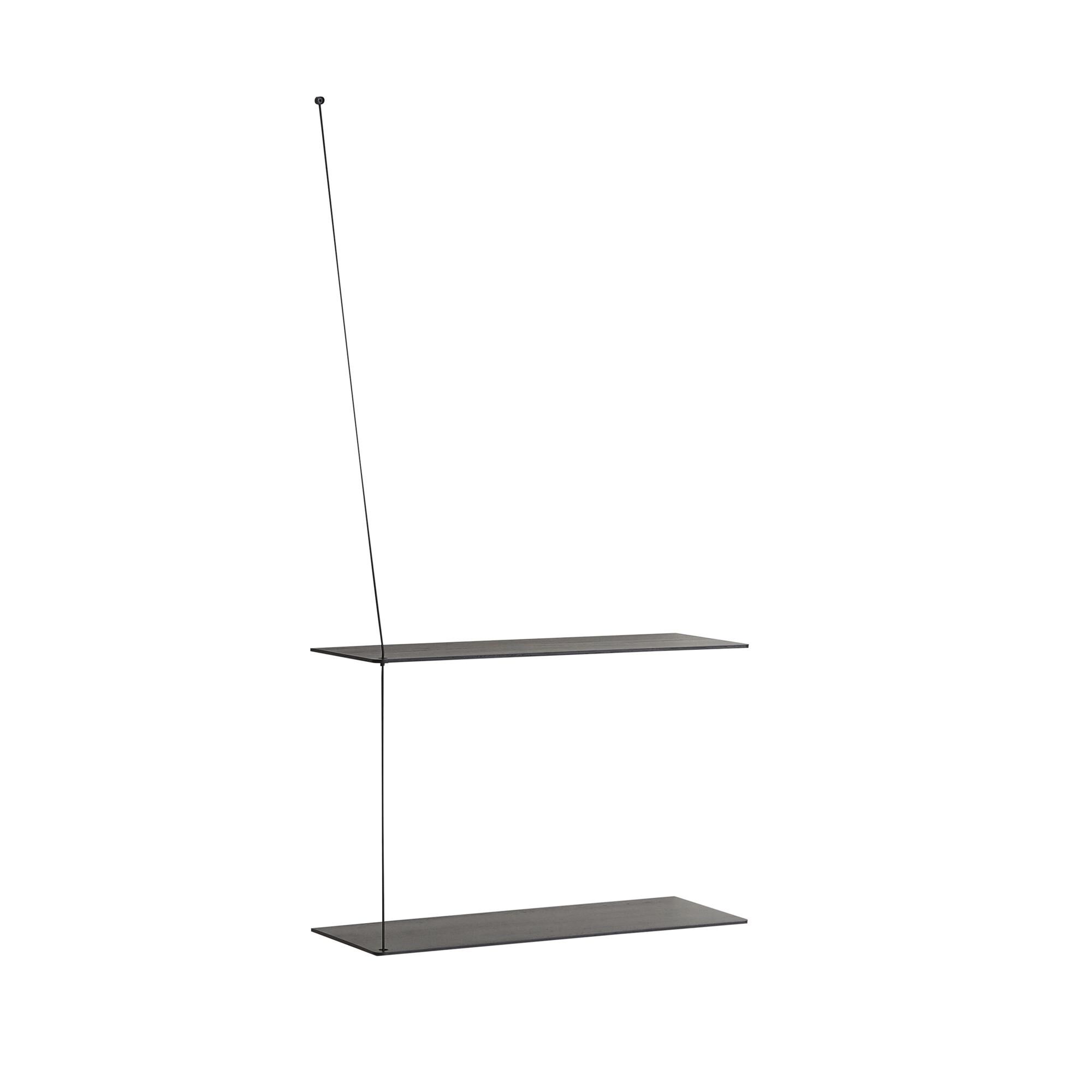 Stedge 2.0 Hylle 60 cm Svart Eik