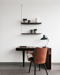 Stedge Shelf Black 60 Cm