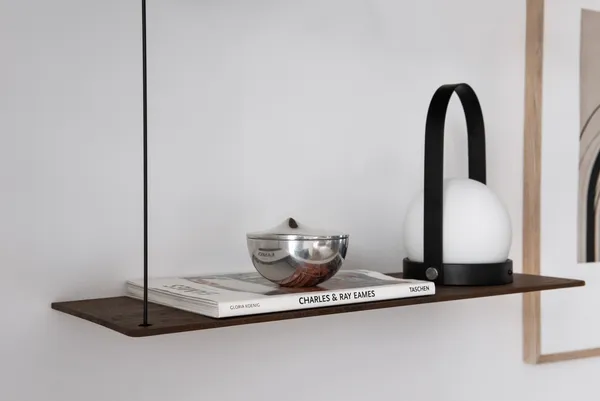 Stedge Shelf Black 60 Cm