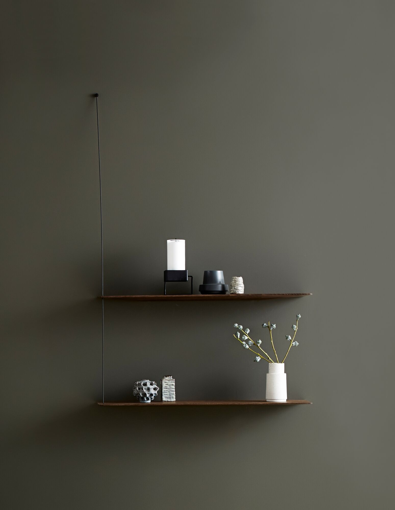 Stedge Shelf Black 60 Cm | AndLight