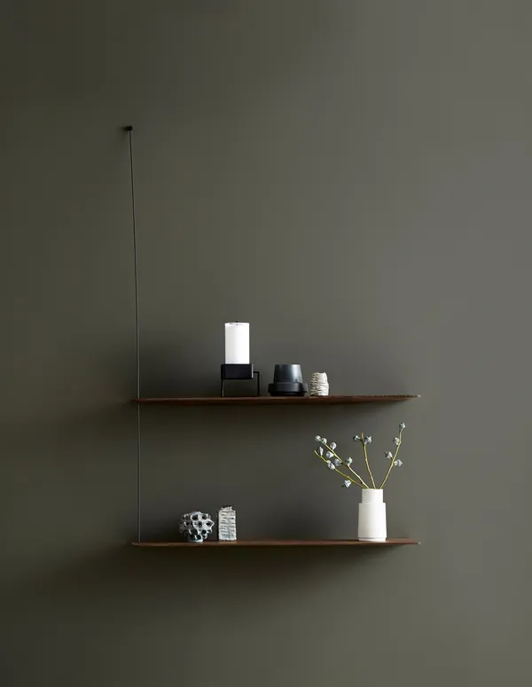 Stedge Shelf Black 60 Cm