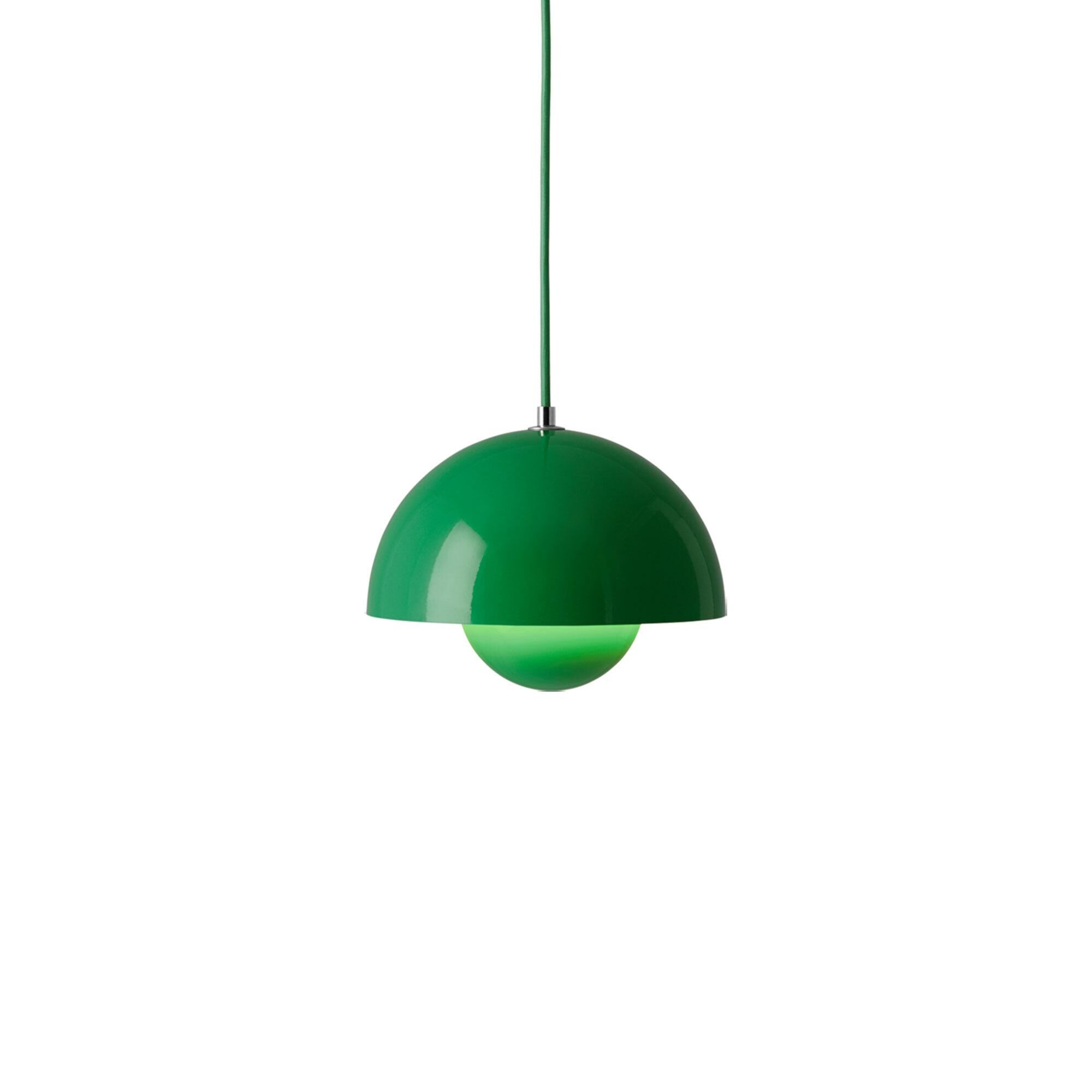 Flowerpot VP1 Pendant Signal Green