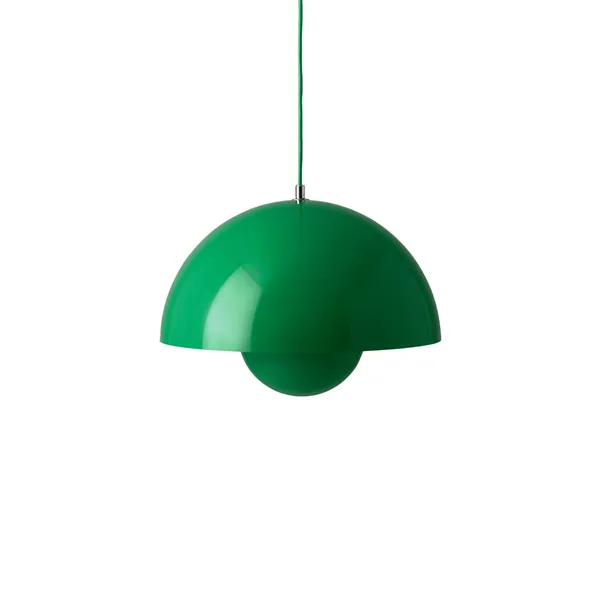 Flowerpot VP7 Pendant Signal Green