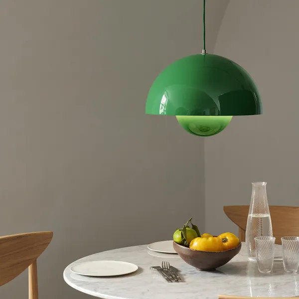 Flowerpot VP7 Pendant Signal Green