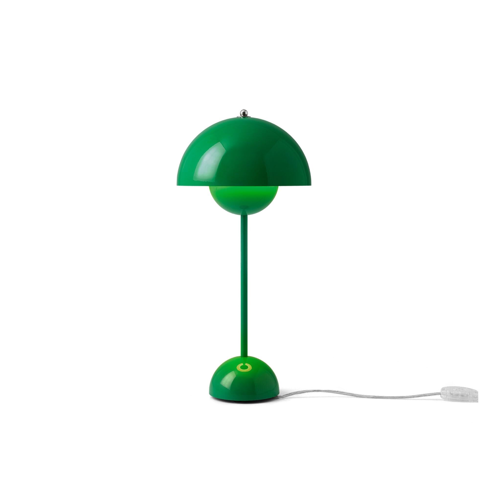 Lampe à Poser Flowerpot VP3 Vert Signal